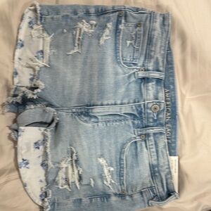 American Eagle Distressed Denim Shorts
